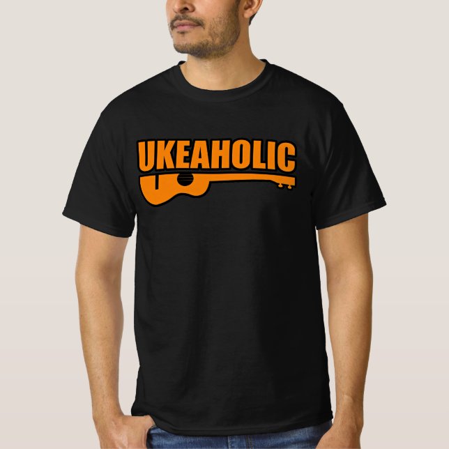 Lustige Ukulele  T-Shirt (Vorderseite)