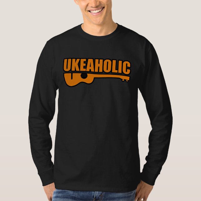 Lustige Ukulele  T-Shirt (Vorderseite)