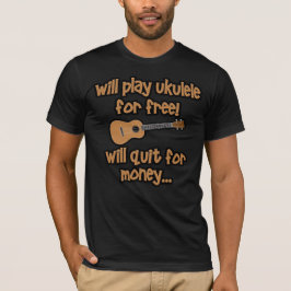 Lustige Ukulele T-Shirt