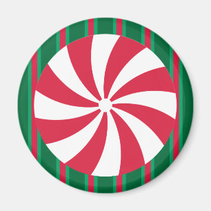 Lustige und Fancy Weihnachts-Pfefferminz-Bonbons Magnet