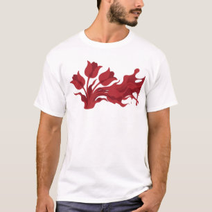 Lustige und funky abstrakte Blumen-Custom-Erstellu T-Shirt