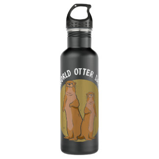 lustige und niedliche Otters-Geschenke für den Wel Edelstahlflasche