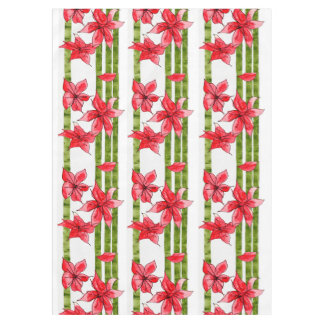 LUSTIGE UND PRACHTVOLLE POINSETTIA-TISCHDECKE TISCHDECKE