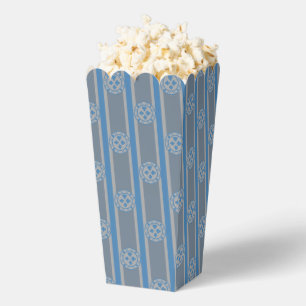 Lustige und verspielte blaue graue Pokerchip-Popco Geschenkschachtel