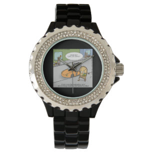 Lustige unheimliche Toaster-Uhr Armbanduhr
