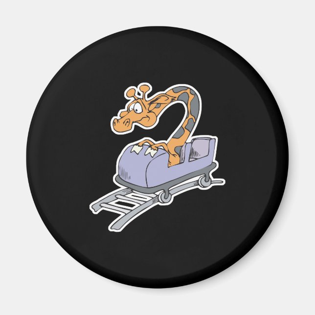 lustige Untersetzer-Giraffe Magnet (Vorne)