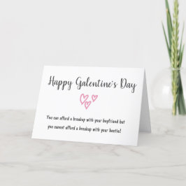 lustige Valentinstag bester Freund niedlich Feiertagskarte