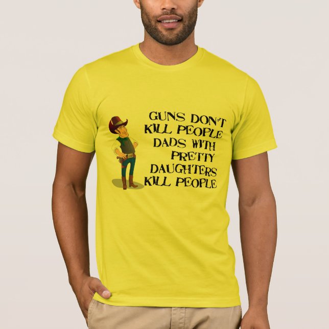 Lustige Väter mit Tochter-Shirt T-Shirt (Vorderseite)