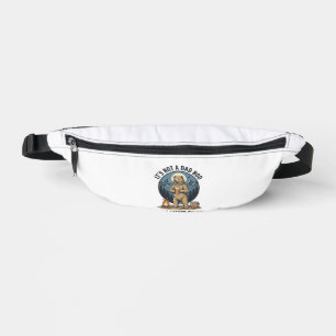 Lustige Vaterfigur Bär Camping Vektor Design_1 Bauchtasche