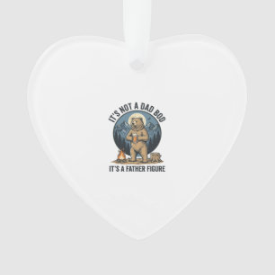 Lustige Vaterfigur Bär Camping Vektor Design_1 Ornament