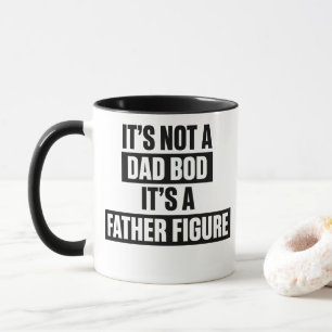 Lustige Vaterfigur Dad Bod Kaffeetasse Geschenk