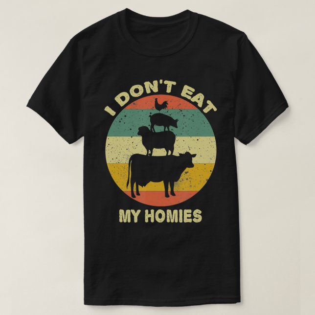 lustige vegane Redewendungen Veganismus T-Shirt (Design vorne)
