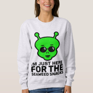 LUSTIGE VEGANE T-SHIRTS MIT MEERESALGEN-SNACKS