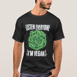 Lustige vegetarische Zitate Sprüche Pflanzenbasier T-Shirt