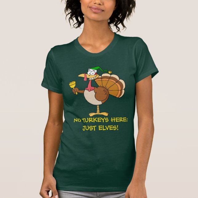 Lustige Verkleidung der Erntedank-Türkei für T-Shirt (Vorderseite)