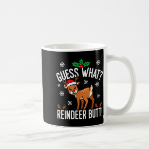 Lustige Vermutung Was Rentierarsch Weihnachten Ren Kaffeetasse