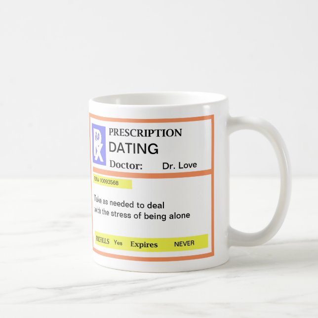 Lustige Verordnung verabredete Kaffee-Tassen Kaffeetasse (Rechts)