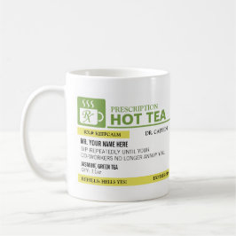 Lustige Verordnungs-heißer Tee - Limones Grün Tasse