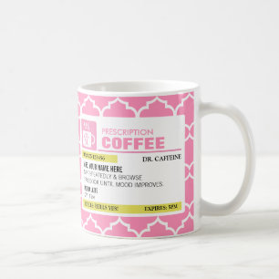 Lustige Verordnungs-Kaffee-Tasse mit Monogramm Kaffeetasse