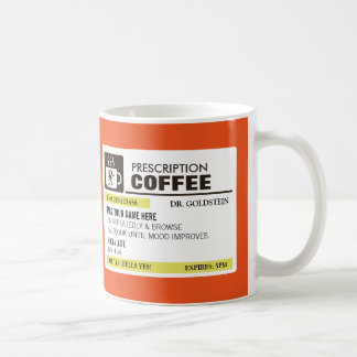 Lustige Verordnungs-Kaffee-Tasse mit Monogramm Kaffeetasse