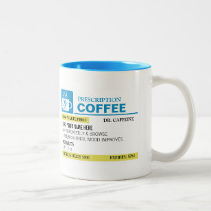 Lustige Verordnungs-Kaffee-Tasse Zweifarbige Tasse