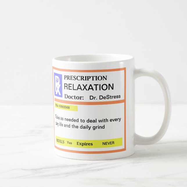 Lustige Verordnungs-Kaffee-Tassen Kaffeetasse (Rechts)