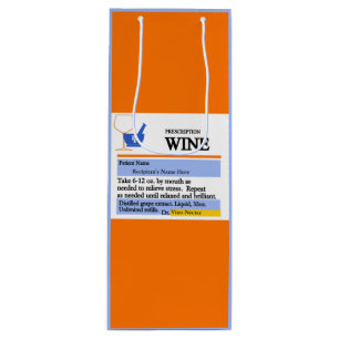 Lustige Verordnungs-Wein-Geschenk-Tasche Geschenktüte Für Weinflaschen