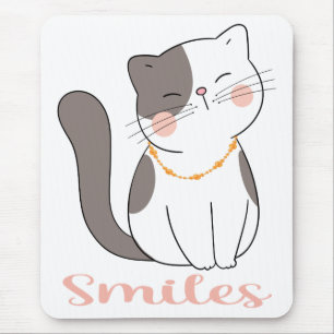 Lustige Verrückte Katzenlady Kitty Mama Cartoon Sü Mousepad