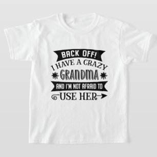 Lustige verrückte Oma Wortkunst Unisex T-Shirt