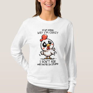 Lustige verrückte Wortkunst T-Shirt