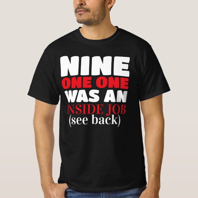 lustige Verschwörungstheorie 911 T-Shirt (Vorderseite)