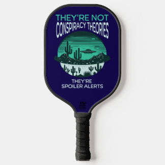 Lustige Verschwörungstheorie UFO  Pickleball Schläger