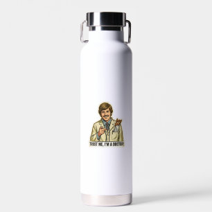 Lustige Vertrau mir ich bin ein Arzt Handsäge Tasc Trinkflasche