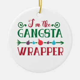 Lustige Verzierung des Gangsta Keramik Ornament