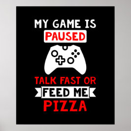 lustige Videospielkunst Poster