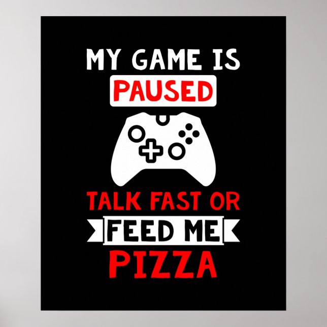 lustige Videospielkunst Poster (Vorne)