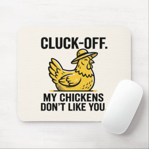 Lustige Vintage-Hühnerliebhaber-Minimalist Mousepad