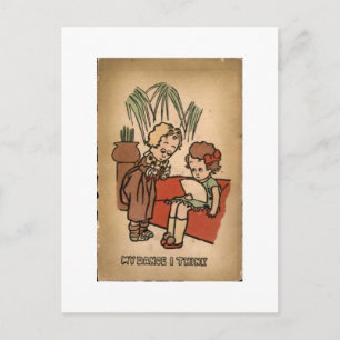 Lustige Vintage-Zahnarzt-Cartoon Es sind Ohren, gl Postkarte