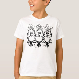 Lustige Vögel Cartoon-56456 T-Shirt
