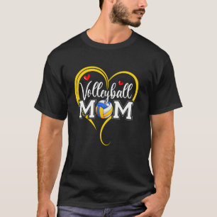 Lustige Volleyball-Mutter Herz Volleyball Mama Müt T-Shirt