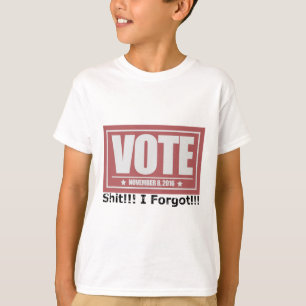 Lustige Wahl 2016 Ich vergaß keine Trump-Wahl T-Shirt