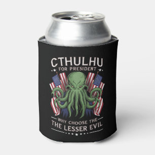 Lustige Wahlen 2024 Cthulhu für Präsident Dosenkühler