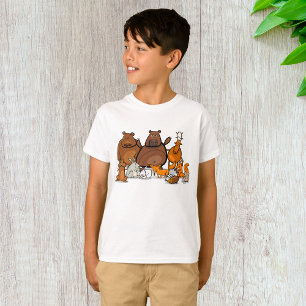 Lustige Waldtiere Süße Waldkreaturen T-Shirt