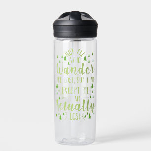 Lustige Wanderweisheit Trinkflasche