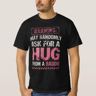 Lustige Warn-Hug von einem Bösewicht T-Shirt