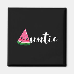 Lustige Wassermelone Fruchtliebhaber Tante Tante F Magnet