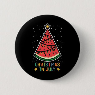 Lustige Wassermelonen-Weihnachten im Juli Frauen M Button