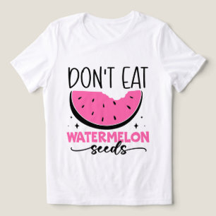Lustige Wassermelonenkerne in der frühen Schwanger Tri-Blend Shirt
