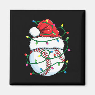 Lustige Weihnachten Bysebyll Santa Hut Männer Jung Magnet