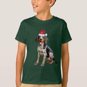 Lustige Weihnachten für Kinder Bluetick Coonhound  T-Shirt